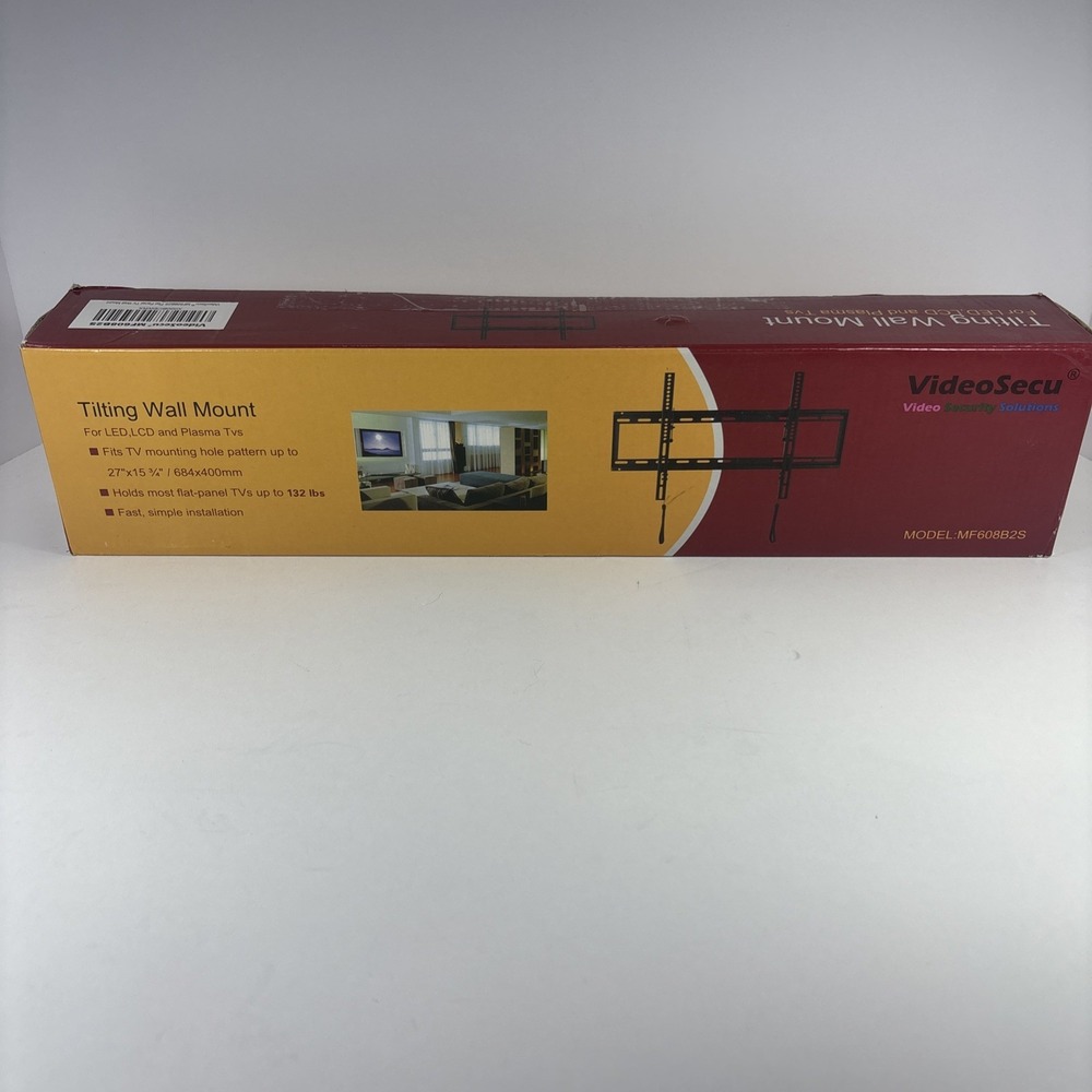 VideoSecu Tilting TV Wall Mount for LED LCD Plasma MF608B2S Black
